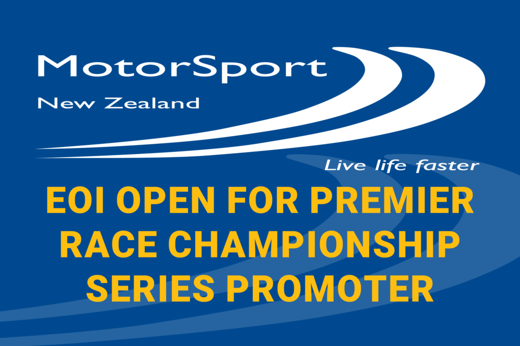 MotorSport New Zealand begins EOI process for Premier Race Championship